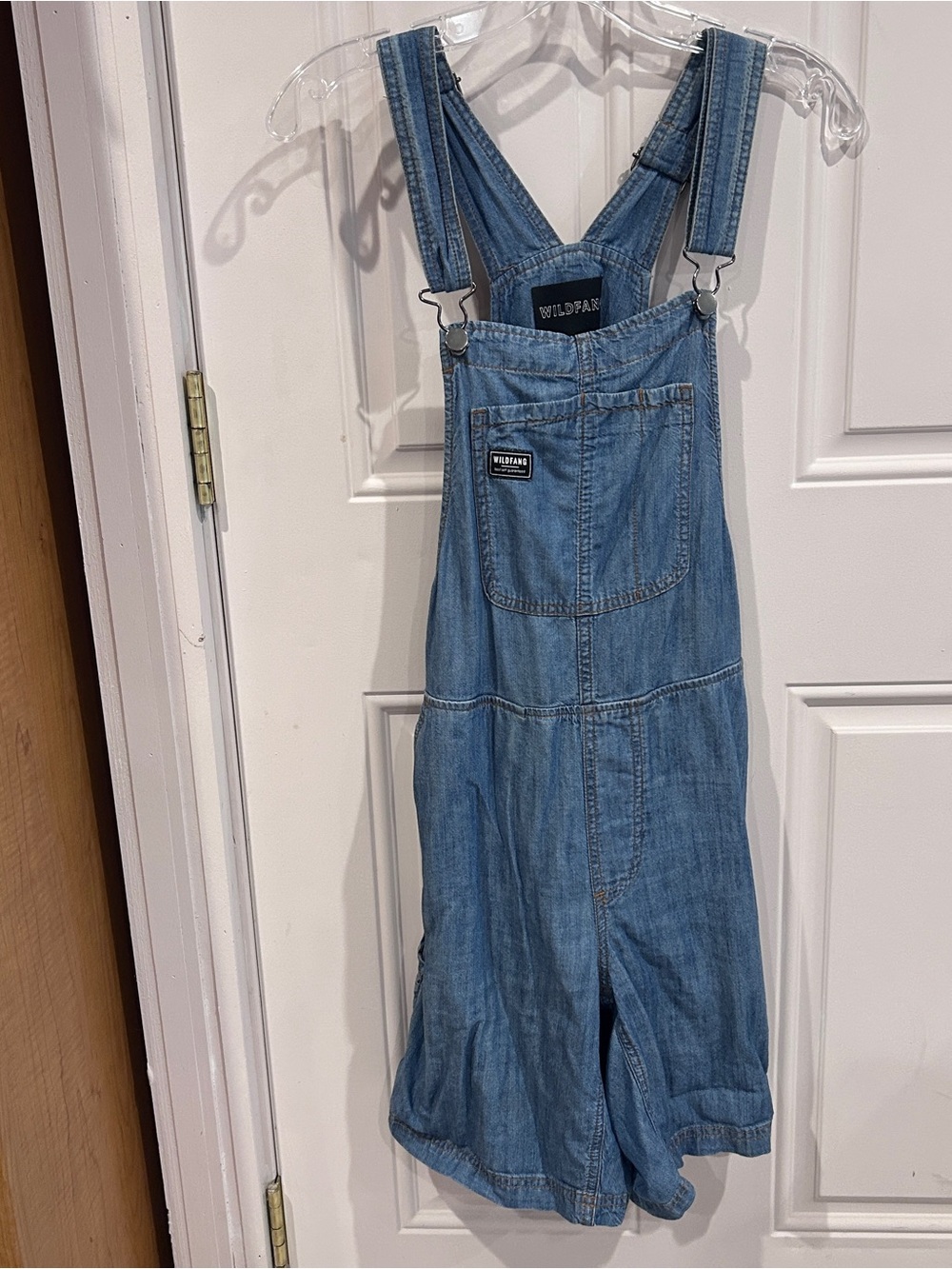 Wildfang Light Blue Denim Overalls